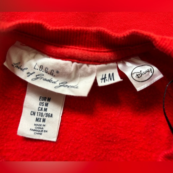 Disney Red Mickey Mouse Women’s Sweatshirt - Picture 5 of 6